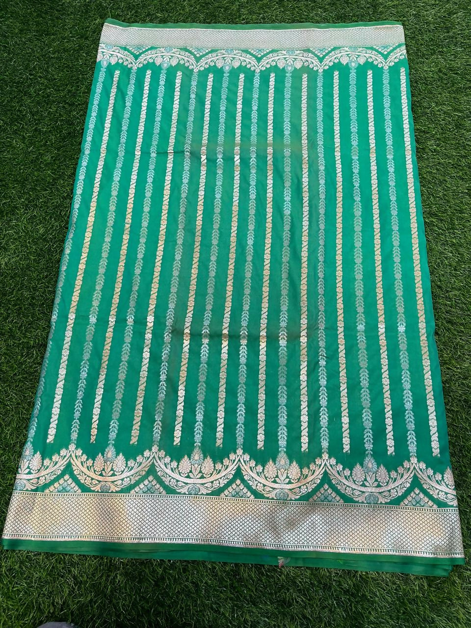 Aanya Sarees Banarsee Crepe Saree - Uncategorized Saree