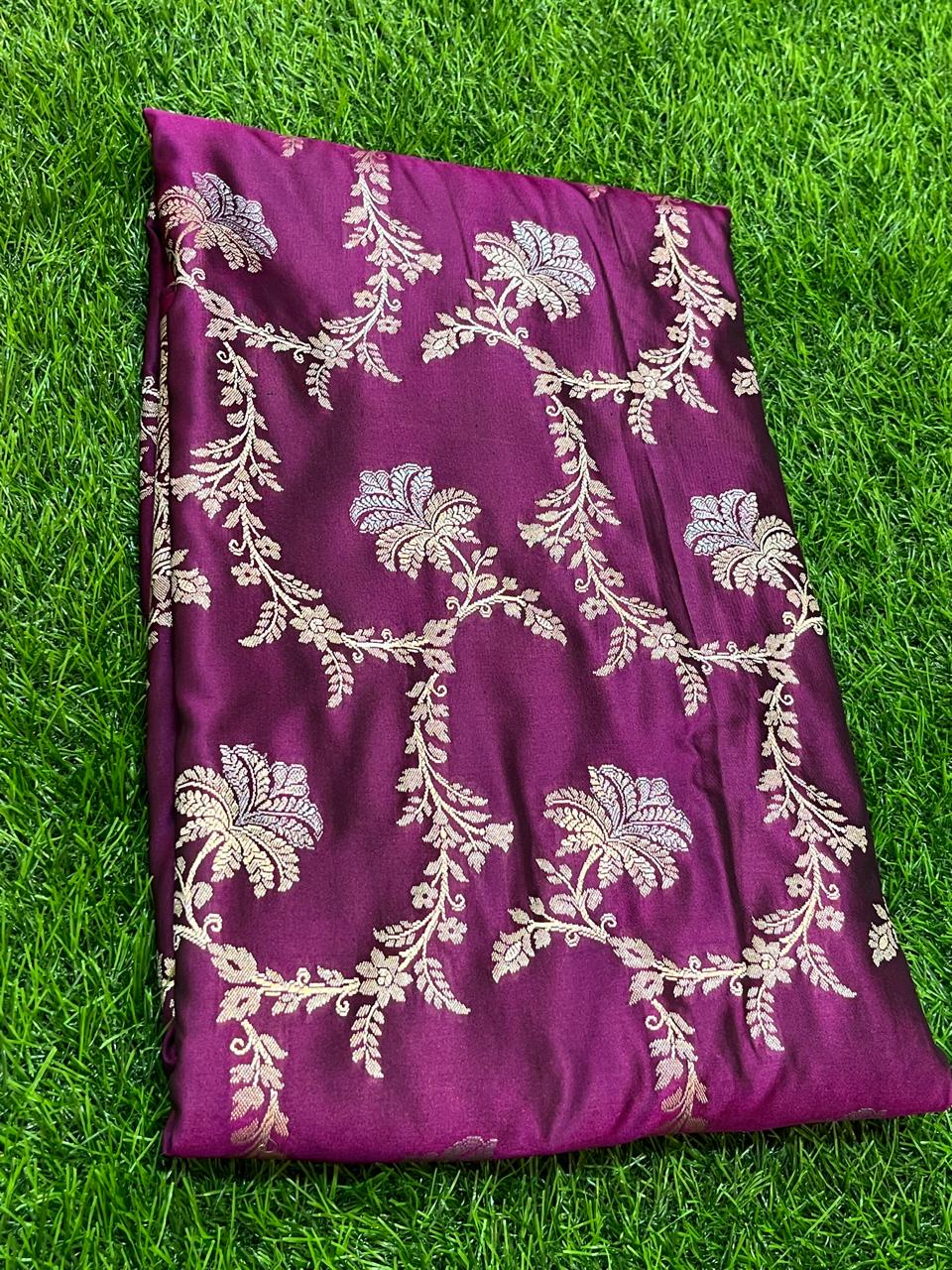 Aanya Sarees Banarsee Tissue Saree - Uncategorized Saree