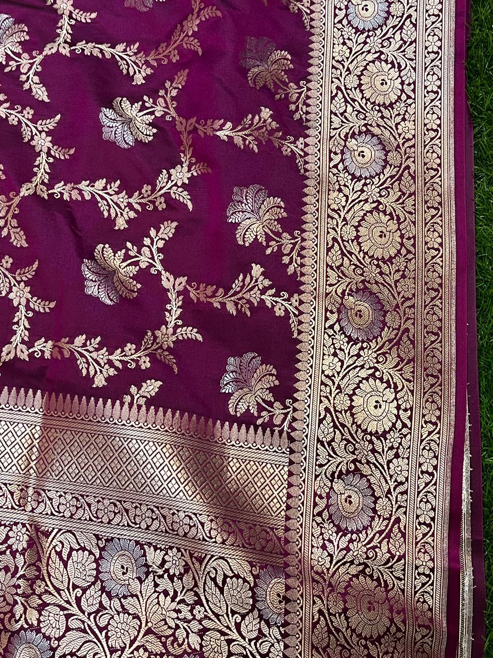 Aanya Sarees Banarsee Tissue Saree - Uncategorized Saree