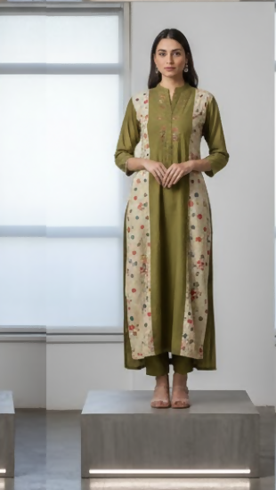 Divyam Sarees Banarsee kurti - Uncategorized Kurti