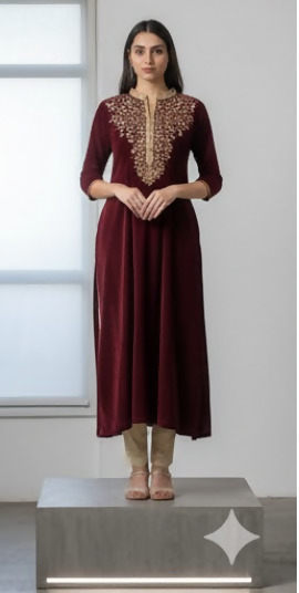 Aanya Sarees Banarsee kruti - Kurti