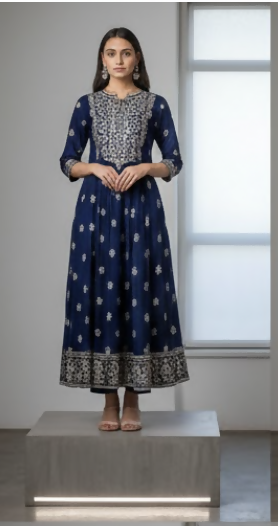 Aanya Sarees Banarsee Kurti - Kurti